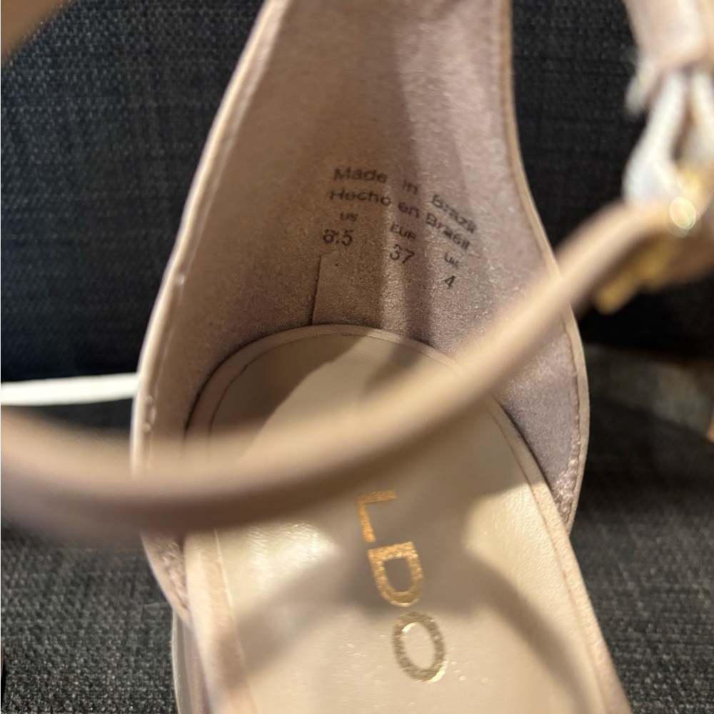 Aldo Pristine Heels with embellished Straps - Picture 7 of 9